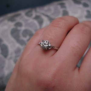 bague fiancaill cailles