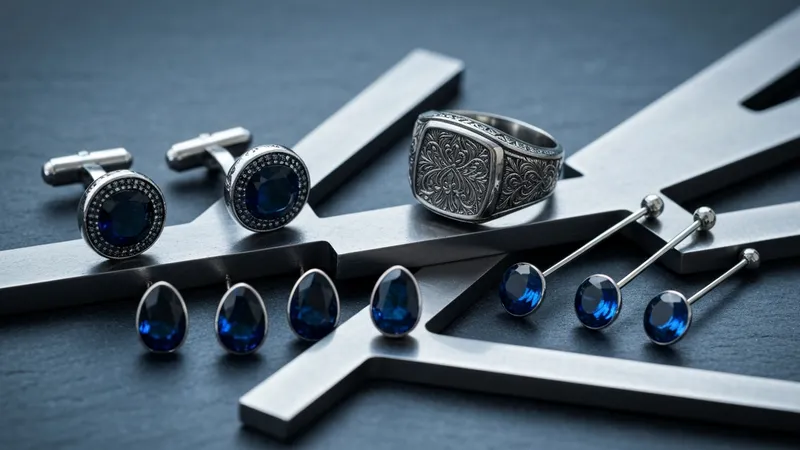 Bijoux en saphir pour hommes