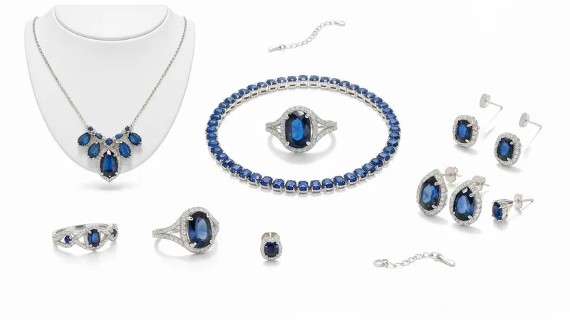 Différents types de bijoux en saphir