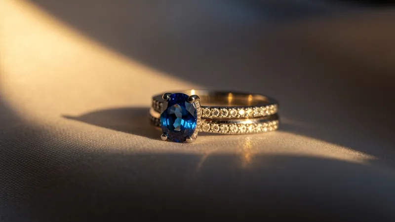Le saphir dans les bijoux de mariage