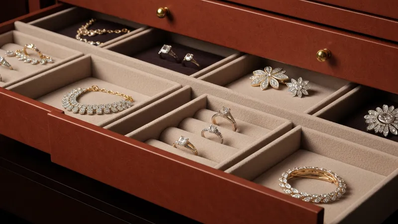 Stockage optimal pour bijoux en saphir